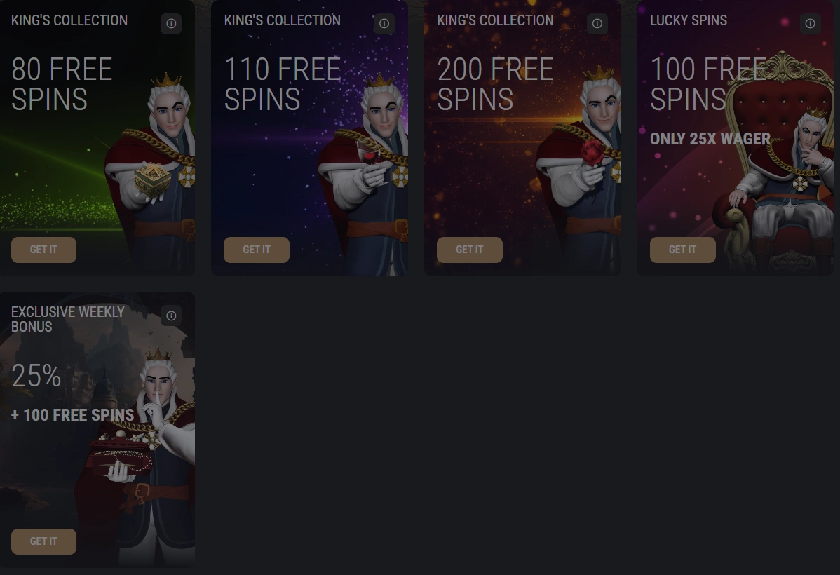 king billy bonus vip